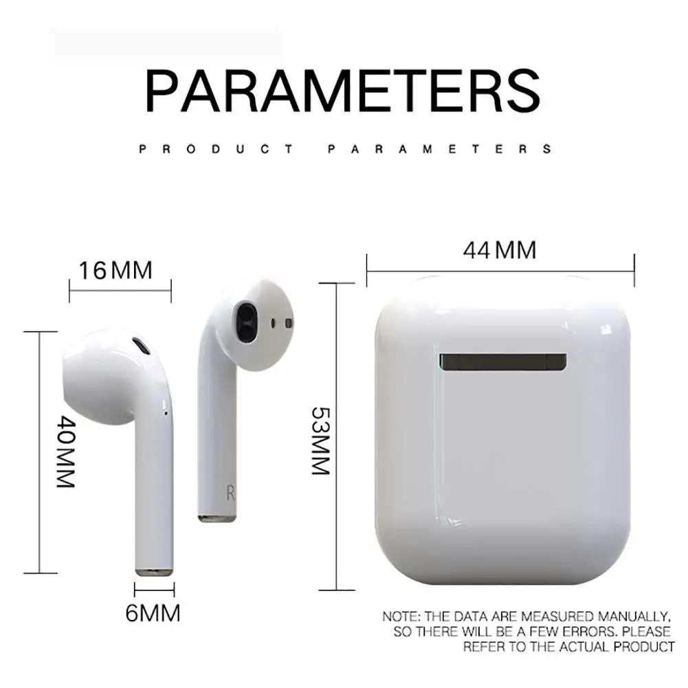 Sports Wireless Charging Portable Earphone Touch Type Bluetooth Earphones Binaural Calls Smart With Mic | Электроника