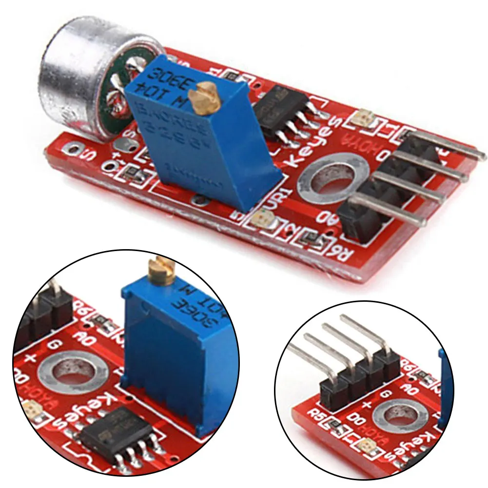 Высокочувствительный микрофон усилитель модуль обнаружения звука с 2