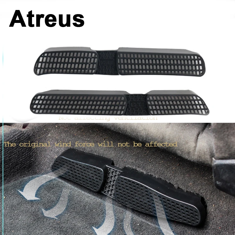 Atreus 2 шт. автомобильные аксессуары под сиденье кондиционер гриль выход защитные
