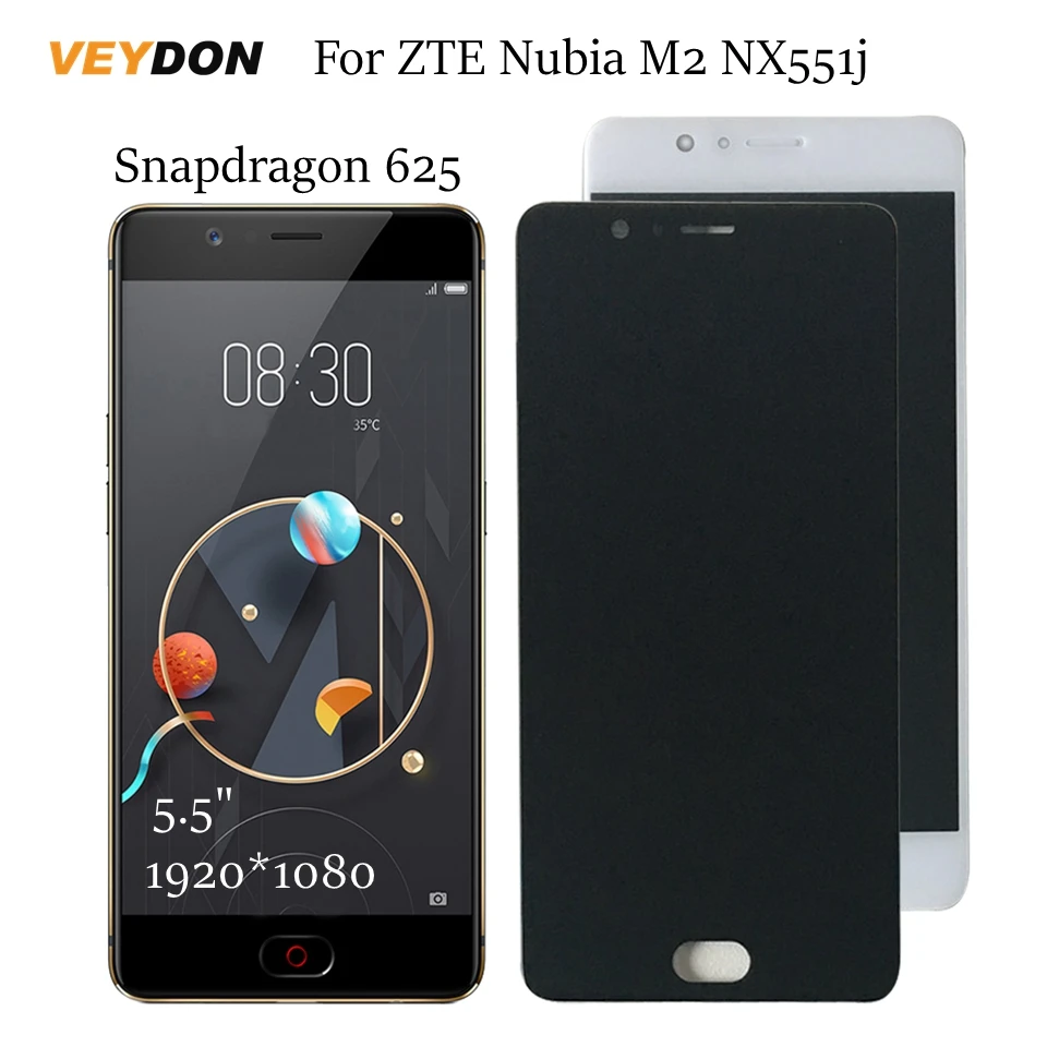 Для ZTE Nubia M2 NX551J ЖК дисплей и сенсорный экран в сборе с рамкой для Замена