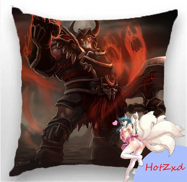 45X45 18INCH peach skin Anime Dakimakura pillow case - Warmonger Sion US ver | Дом и сад
