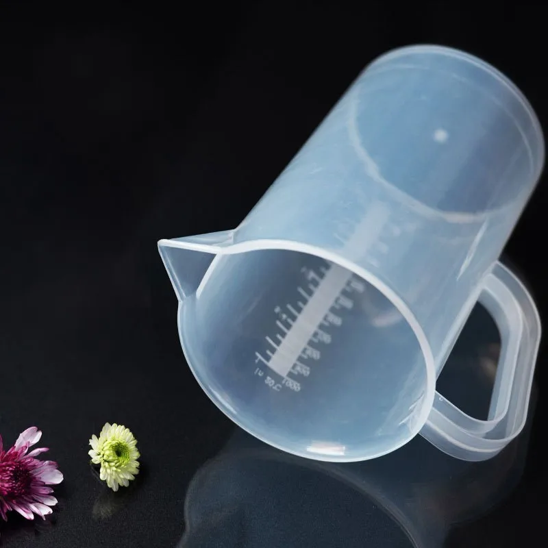 100ML/250ML/500ML Plastic Measuring Cup Baking Tool Scale Spoon Coffee Milk Tea Drinking Utensils Kitchen Tools | Дом и сад