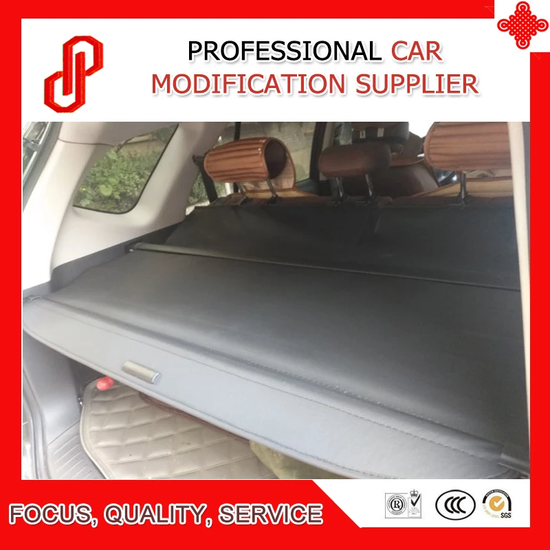 

Black color Rear Trunk Security Shield retractable Cargo cover Tonneau cover for Carens 5 seats / 7 seats