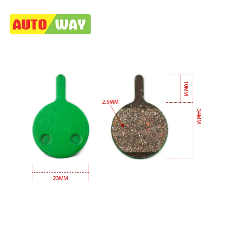Autoway 4 пары тормозных колодок для велосипеда Magura Louise/ Clara 2000 горный велосипед