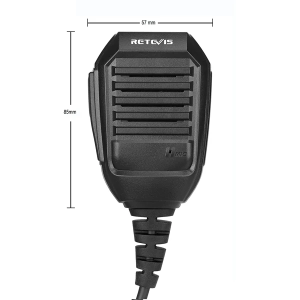 Retevis RS-113 удобный динамик микрофон 2000D кевларовый кабель для Kenwood Baofeng UV5R UV82 H777 RT21 RT22 RT3 RT5R рация