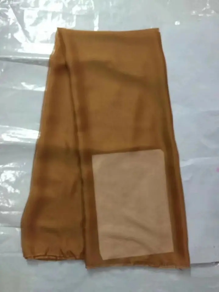 

5Yards/pc Wonderful brown chiffon blouse african smooth and soft silk lace fabric for dressing JS20-10