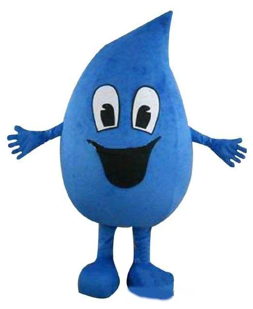 

Hot sale adult blue Water-drop Mascot costumes Fancy dress Cartoon Costumes Free shipping
