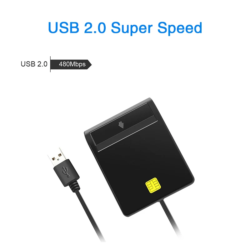Многофункциональный считыватель смарт карт USB 2 0 480Mps устройство для чтения SIM/