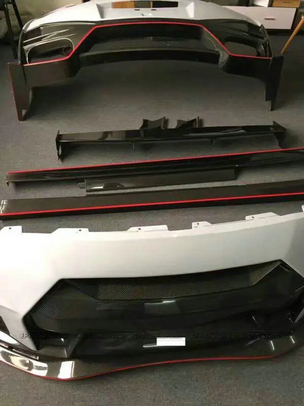 Автомобиль-Стайлинг часть углеродного волокна 17 Nismo Стиль обвес FRP стекловолокно полный кузов комплект Подходит для Nissan R35 GTR 2008- CBA/DBA