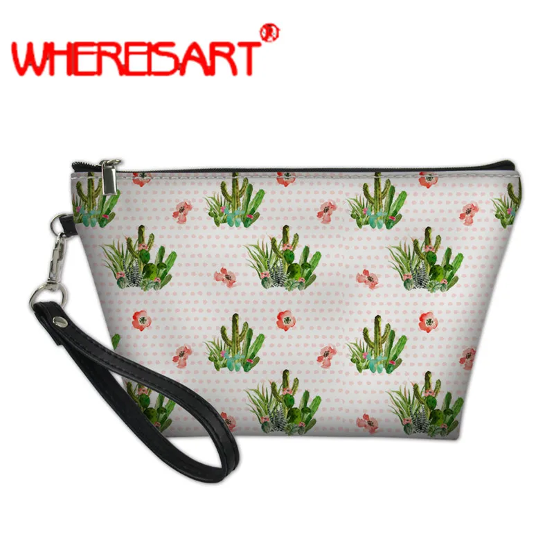 WHEREISART косметичка Женская Западная цветы сумка для косметики женщин necessaire de maquiagem