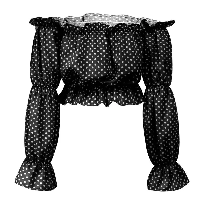 DORVIVON футболка femme 2019 модная женская в горошек сексуальные женские футболки с
