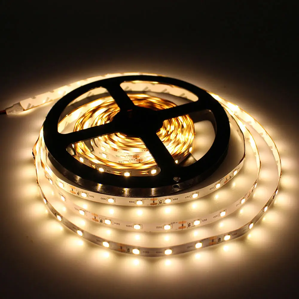 Led Strip SMD 2835 DC12V 60 LED/M Flexible 3528 Rope Non-waterproof Indoor Decortion String Light 5M | Лампы и освещение