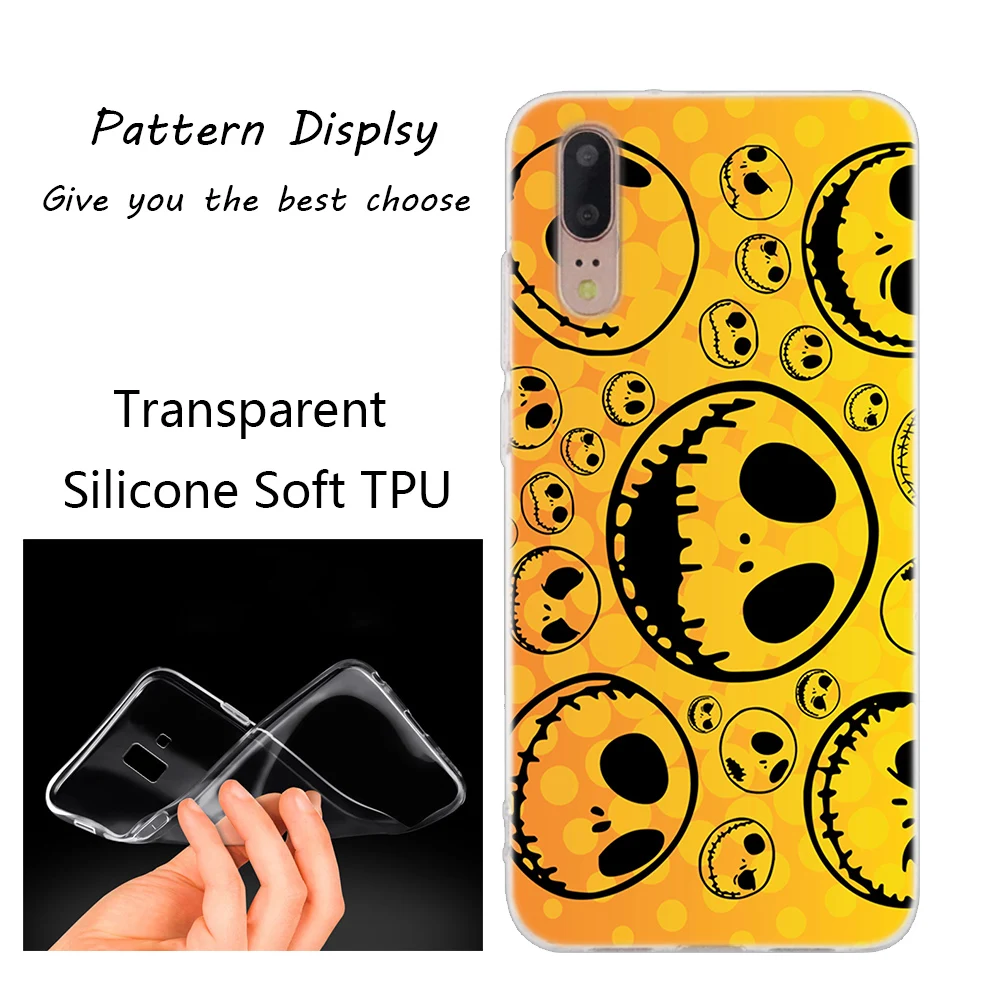 006 Мягкий силиконовый чехол Jack skellington для huawei P30 P20 P10 P9 P8 Lite P30 P20 Pro Mini P Smart Plus Модный чехол - Цвет: 006