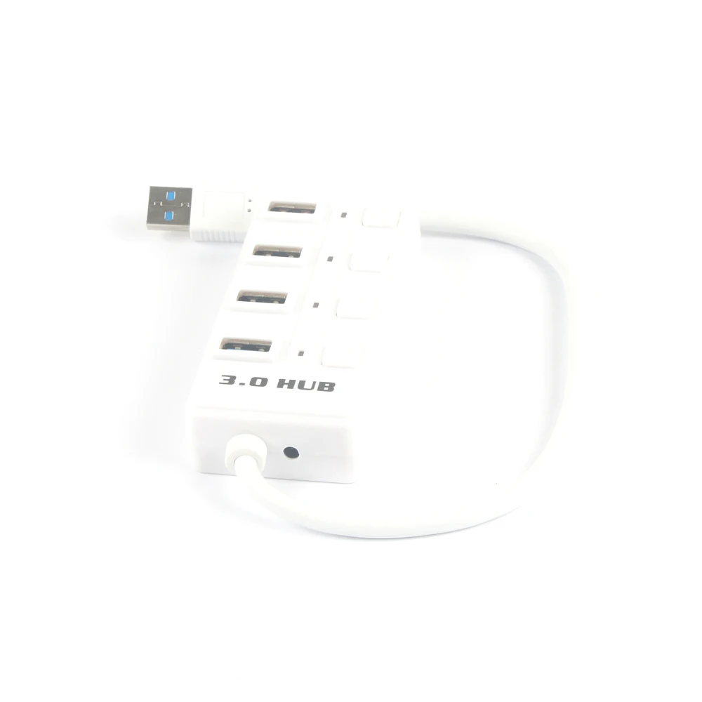 4-портовый концентратор USB 3 0 с индивидуальным контроллером выключателей питания