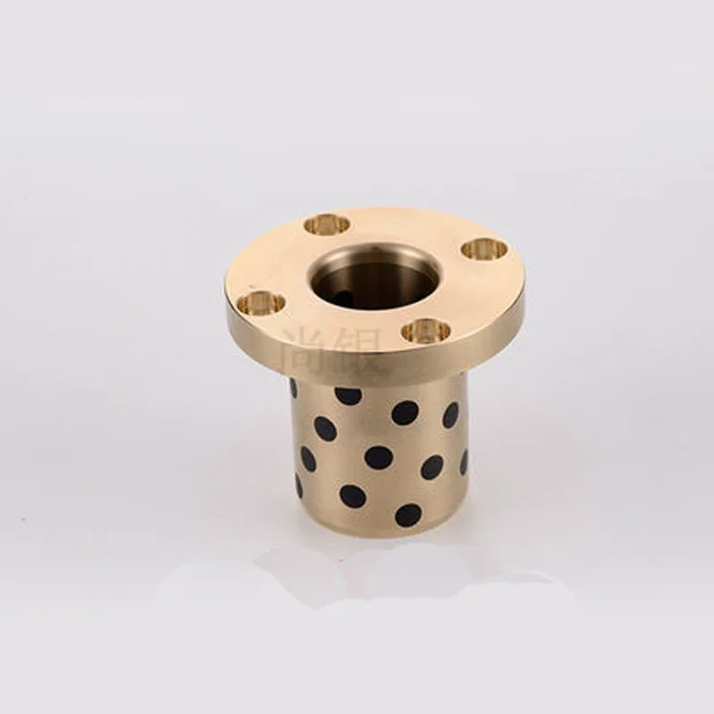

1pcs inner diameter 15mm Flange oil free bushing Graphite shoulder copper sleeve nut
