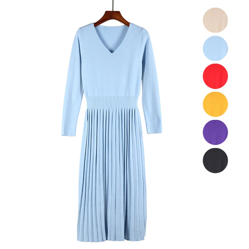 Новинка зимний свитер Heydress вязаное рождественское платье плиссированное