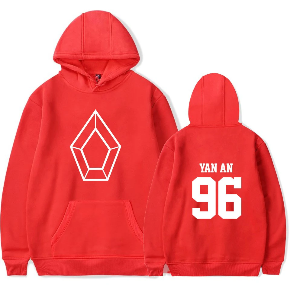 

Hot New Pentagon Hoodies Men/women Harajuku High Quality Cotton Hip Hop Plus Size Pentagon Men's Hoodies and Sweatshirt red Top