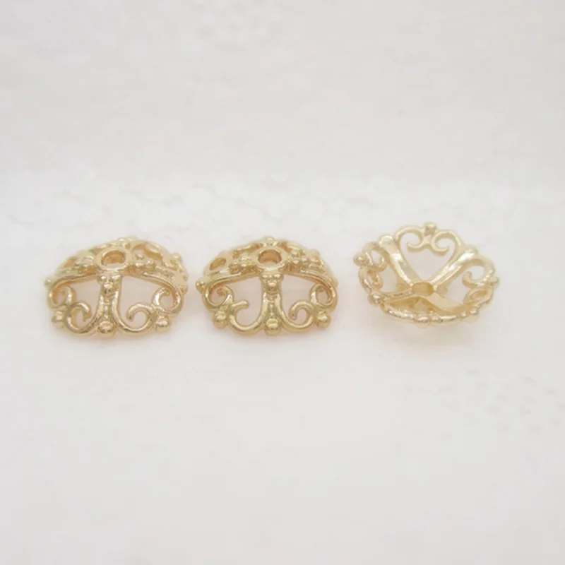 Бусины концевики 9 мм 50 шт.|diy jewelry accessories|jewelry accessoriesbead caps |