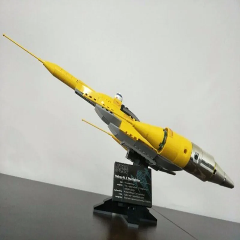 Новый 05060 серия войны Naboo сборный истребитель орфографические вставки