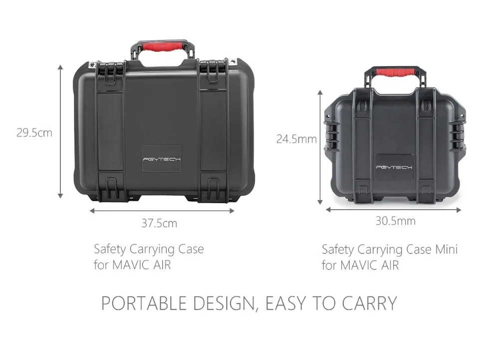 PGYTECH Mavic Air мини защитный чехол для переноски водонепроницаемый жесткий EVA пена сумка для переноски для DJI Mavic Air Drone аксессуары