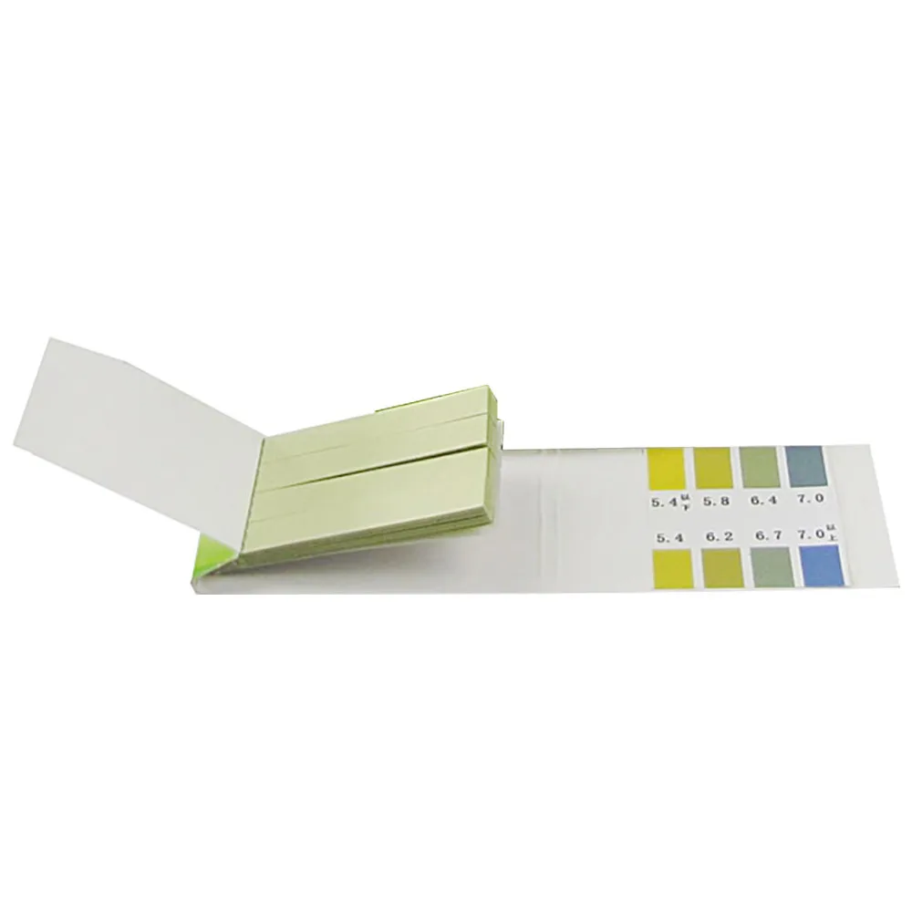 80 Pieces PH 5.4-7.0 Test Papers Strips Indicator Paper Lab Supplies Litmus Testing Kit For Plant Water Food | Инструменты