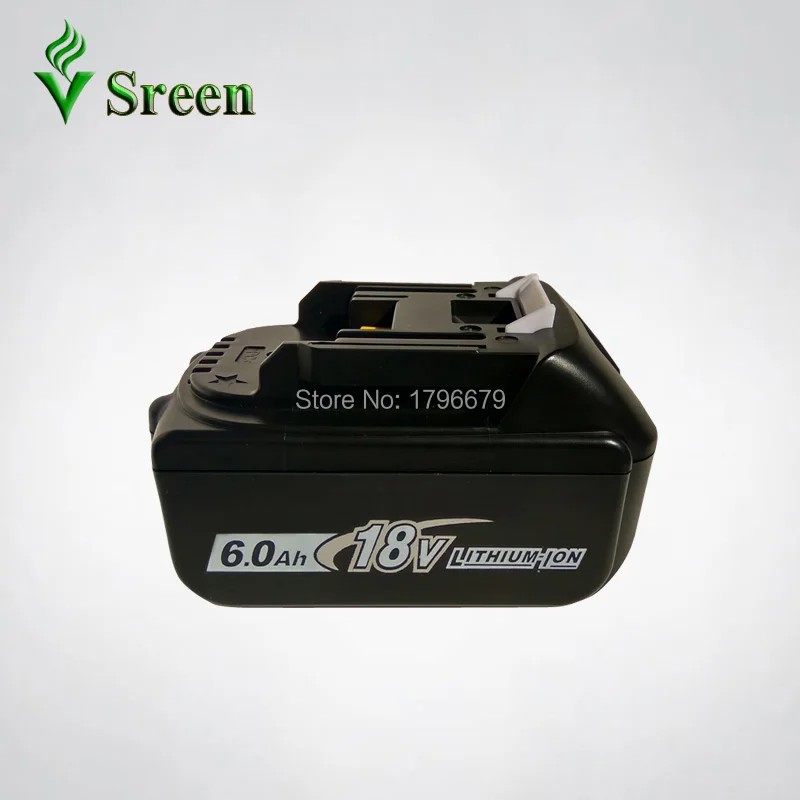 BL1860 6000 мАч Перезаряжаемые литий ионный Батарея Замена для Makita 18 В BL1840 BL1830 LXT