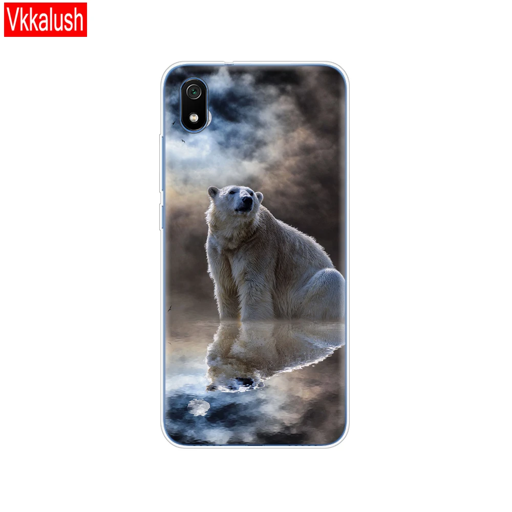 11061 Силиконовый чехол для Xiaomi Redmi 7a, чехол s, полная защита, мягкая задняя крышка из ТПУ для Redmi 7 A, чехол-бампер для телефона - Цвет: 11061