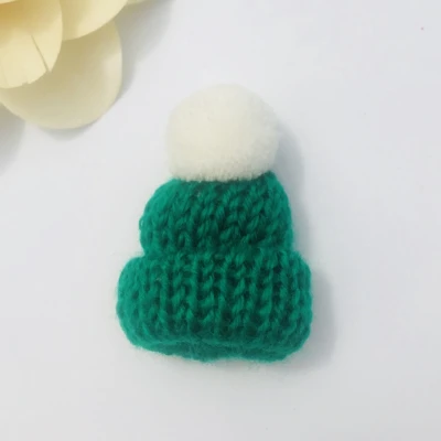 Green 1 10 шт. мини Помпон мяч вязаная шапка DIY кукла декоративные принадлежности чехол для телефона швейное изделие для сумки художественные материалы для рукоделия детское украшения для волос - Цвет: Green 1