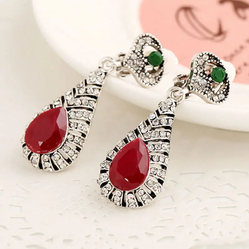 Женские серьги-клипсы без отверстий ювелирные изделия из искусственной смолы с