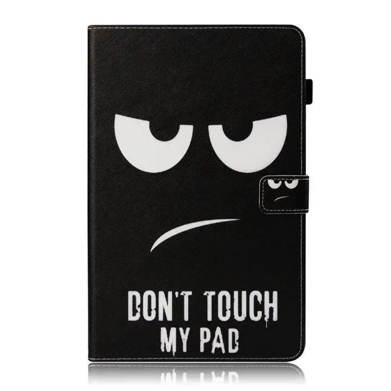 SM-T595 чехол для планшета для samsung Galaxy Tab A A2 10," T590 T595 T597 SM-T590 умный чехол Funda мультяшный чехол с котом оболочка+ пленка