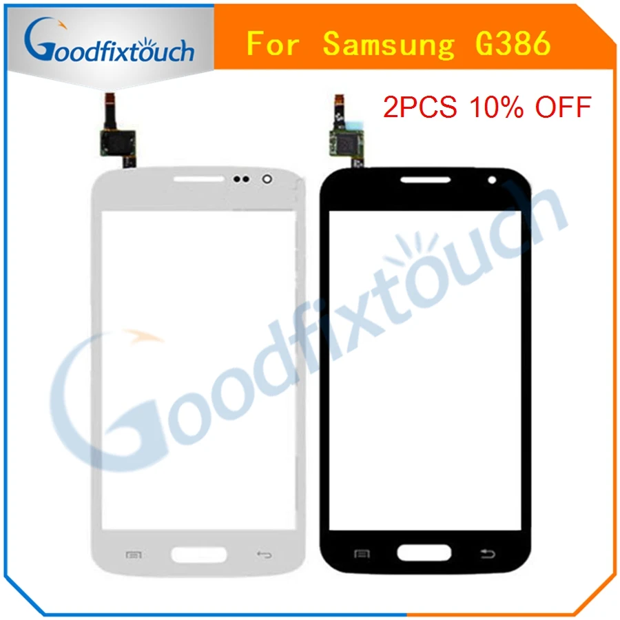 Для Samsung Galaxy Core LTE Avant SM-G386F G386F G386 сенсорный экран дигитайзер Переднее стекло объектив сенсорная панель Черный Белый