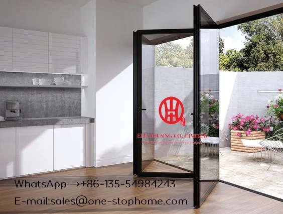 Double/Triple Glazing Tempered Glass Door Bi-Folding Aluminum Alloy Sheet Patio High Quality Folding | Обустройство дома