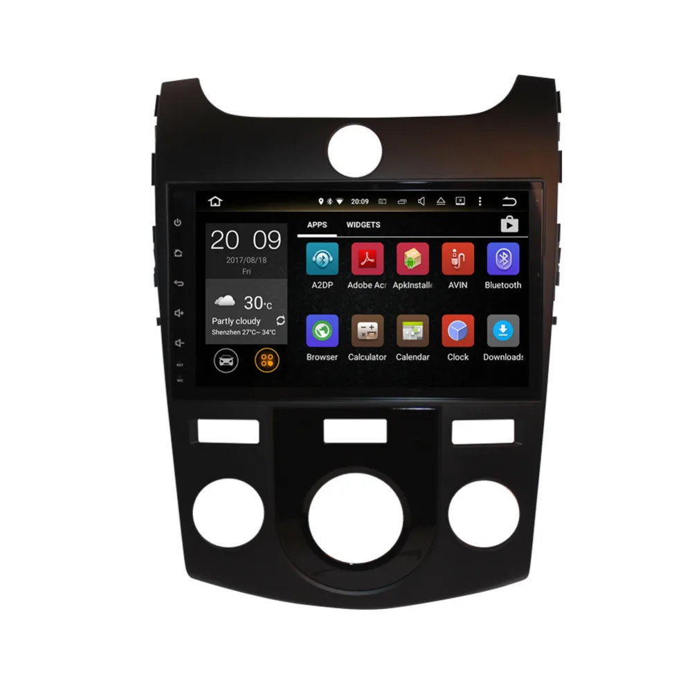 Android 8 0 Octa Core 4GB RAM IPS экран автомобильный GPS навигатор с Bluetooth для Kia Cerato/Forte