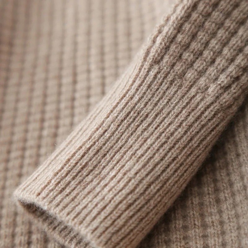 Pure Cashmere Sweater Women Autumn Winter High Quality O-Neck Moss Stitch Soft Skin Friendly Casual Loose Sweaters Pullover | Женская