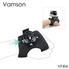 Аксессуары Vamson для go pro Hero7657, кронштейн в стиле перчаток, держатель для наручных часов для Xiaomi yi, для DJI, OSMO-VP306