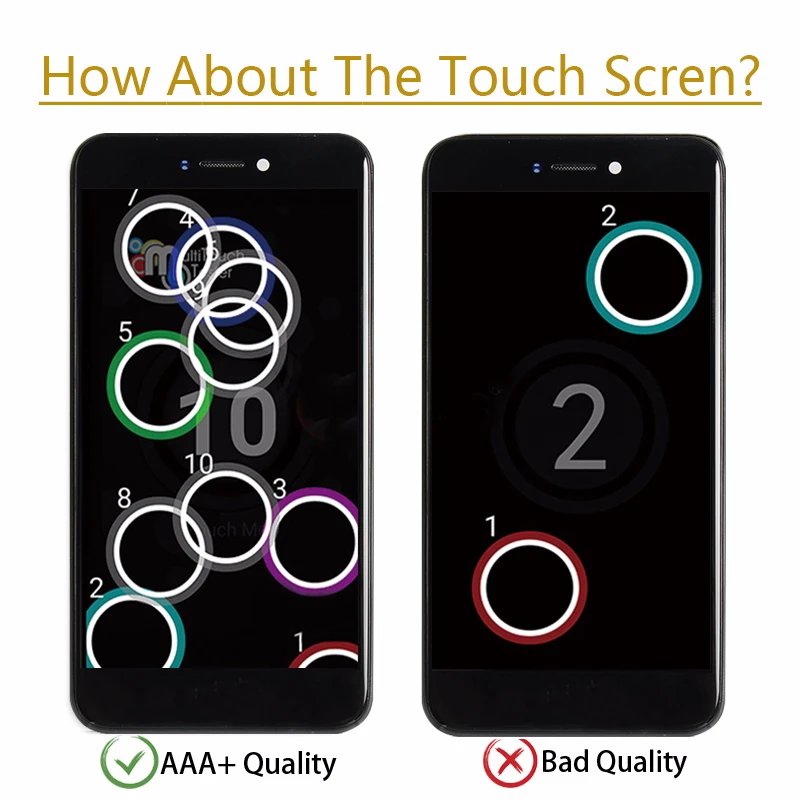 For Huawei P9 Lite 2017 LCD Display Touch Screen Digitizer P9Lite With Frame P8 lite2017 PRA LA1 LX1 LX2 LX3 | Мобильные телефоны и