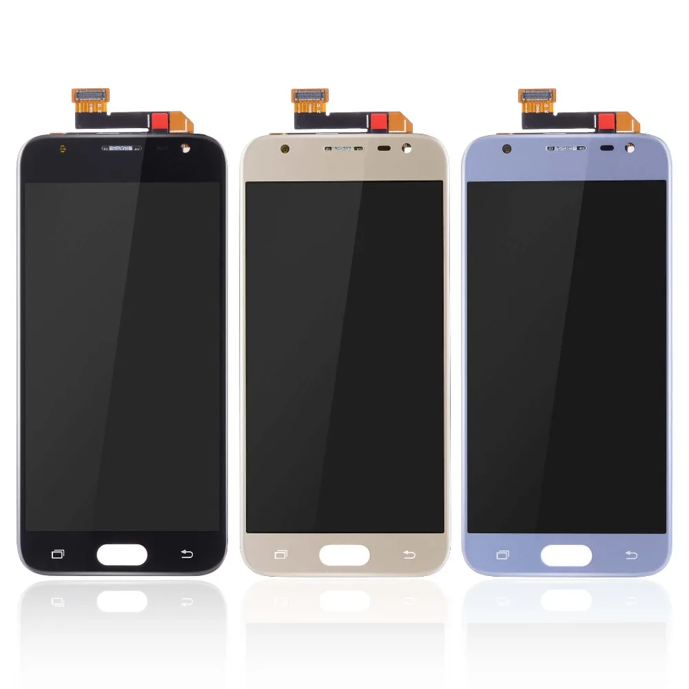 Дисплей для SAMSUNG Galaxy J3 J330F SM-J330F J330 LCD в сборе с тачскрином 5.0'' черный синий золотой