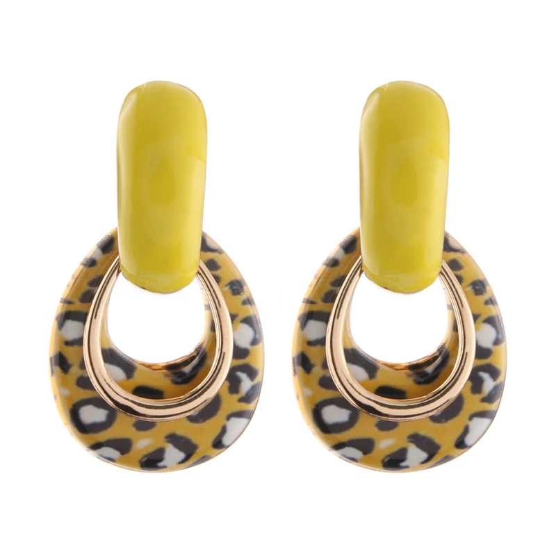 Женские богемные серьги NeeFu длинные висячие капельки из сплава с