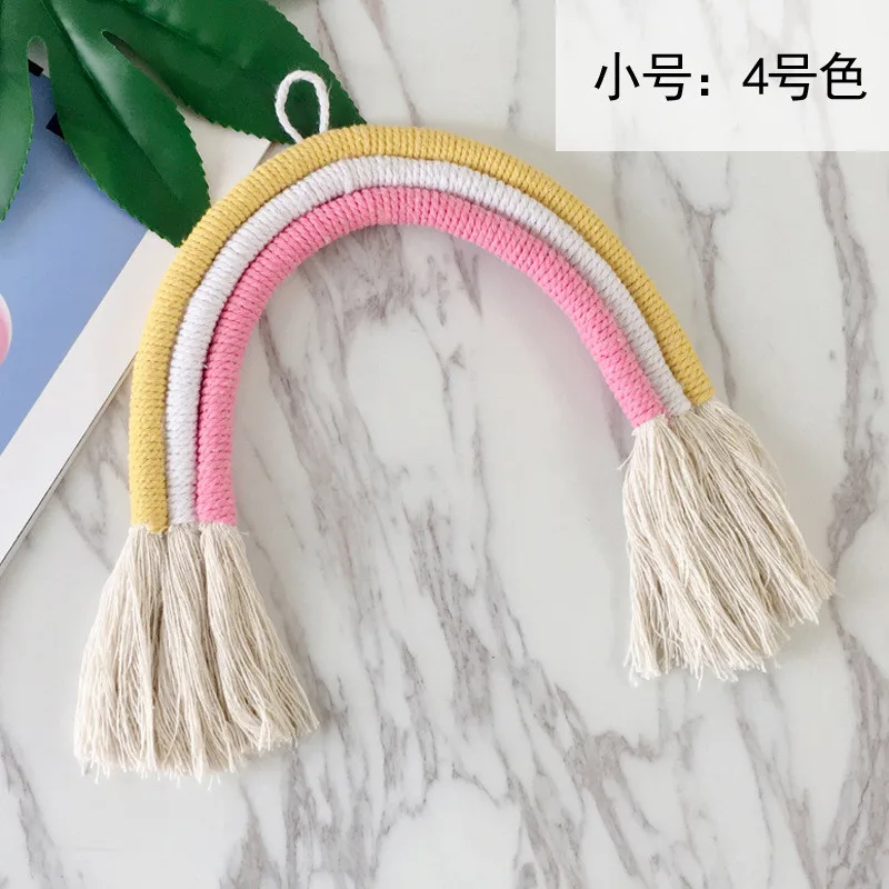 Style 4 Скандинавские радужные ручные орнаменты креативные Инс кулон детский сад стена детской комнаты Украшение Висячие окна настенные подвески - Цвет: Style 4
