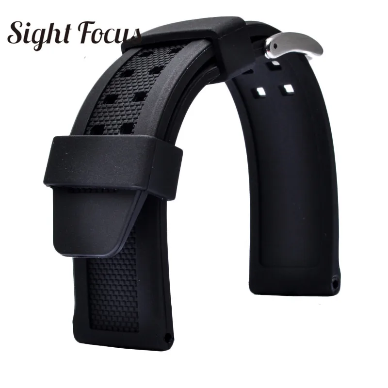 Силиконовый резиновый ремешок в стиле милитари для Luminox спортивный браслет