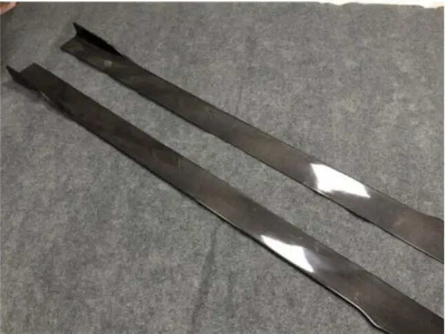 Side Skirt Диффузор для губ переднего и заднего бампера из углеродного волокна с выхлопными наконечниками боковая юбка спойлер для Benz W213 E200 E260 E63S AMG - Цвет: Side Skirt