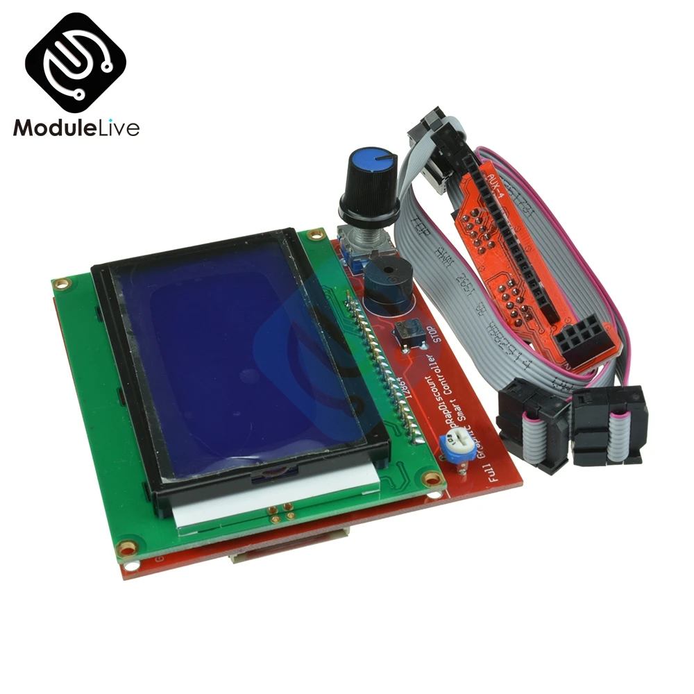 Умные запчасти RAMPS 1 4 lcd 12864 128*64 панель контроллера дисплей монитор материнская