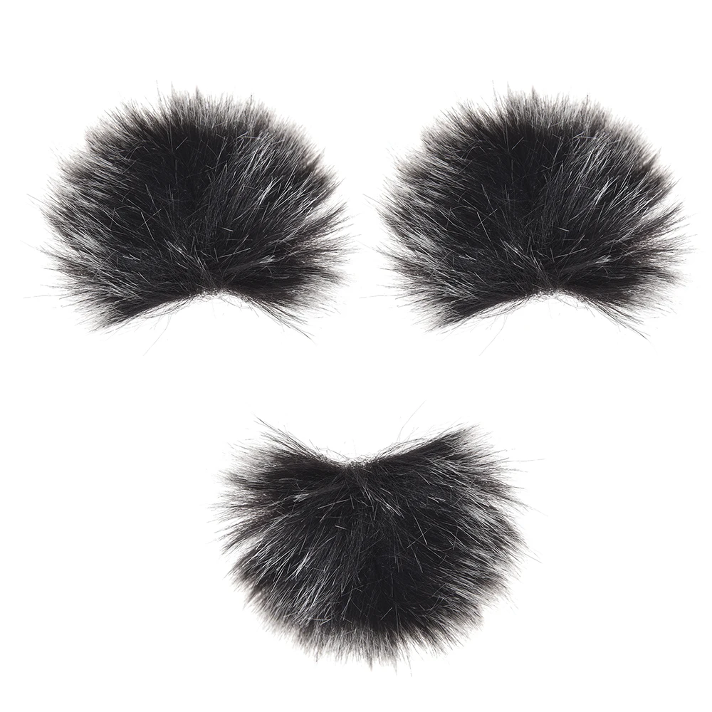 Анодер открытый микрофон ветровое стекло лобовое пушистый муфта мини лацкальный