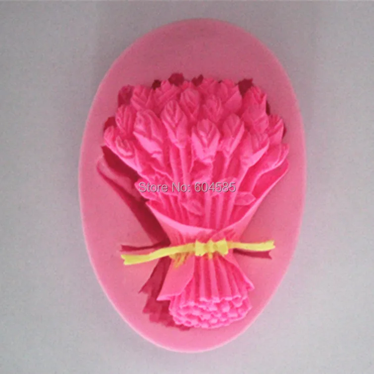 3d формы для изготовления букета цветов мастики силиконовые свечей инструменты