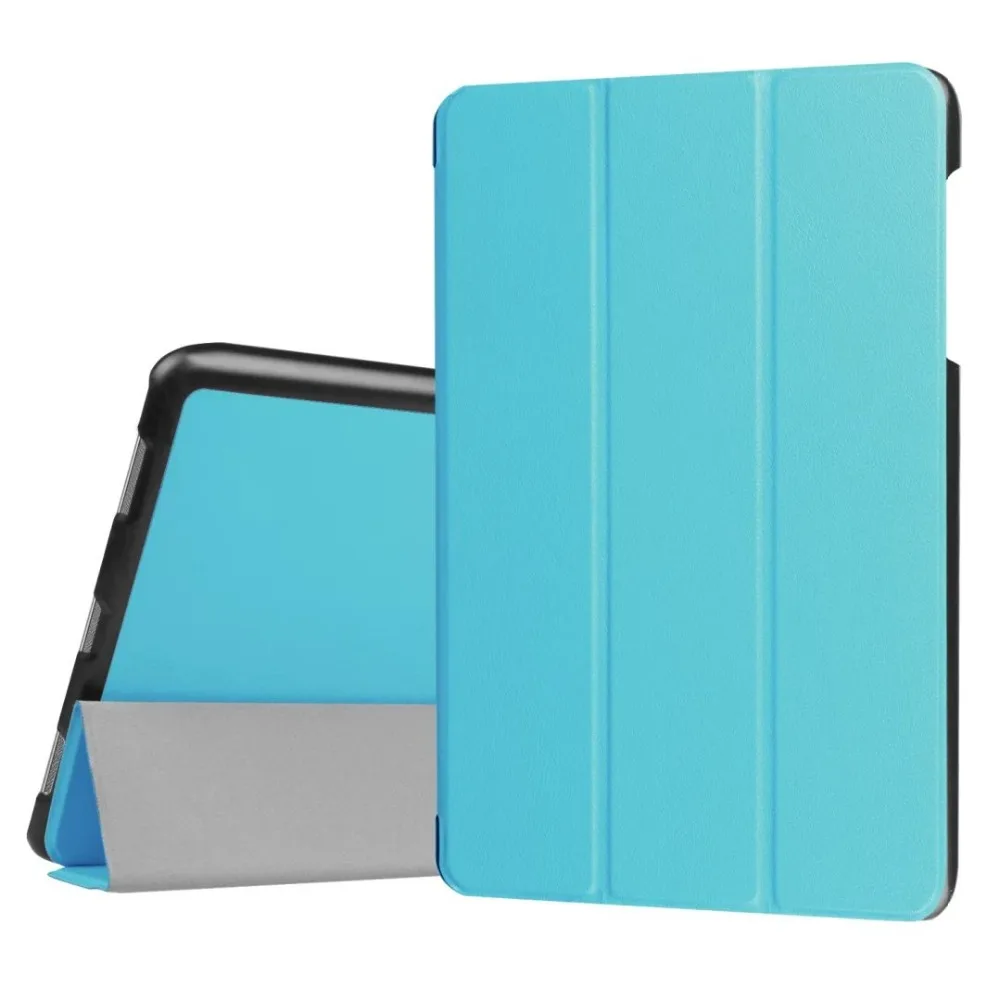 Ультратонкий 3 складной Чехол книжка из искусственной кожи с магнитной защитой