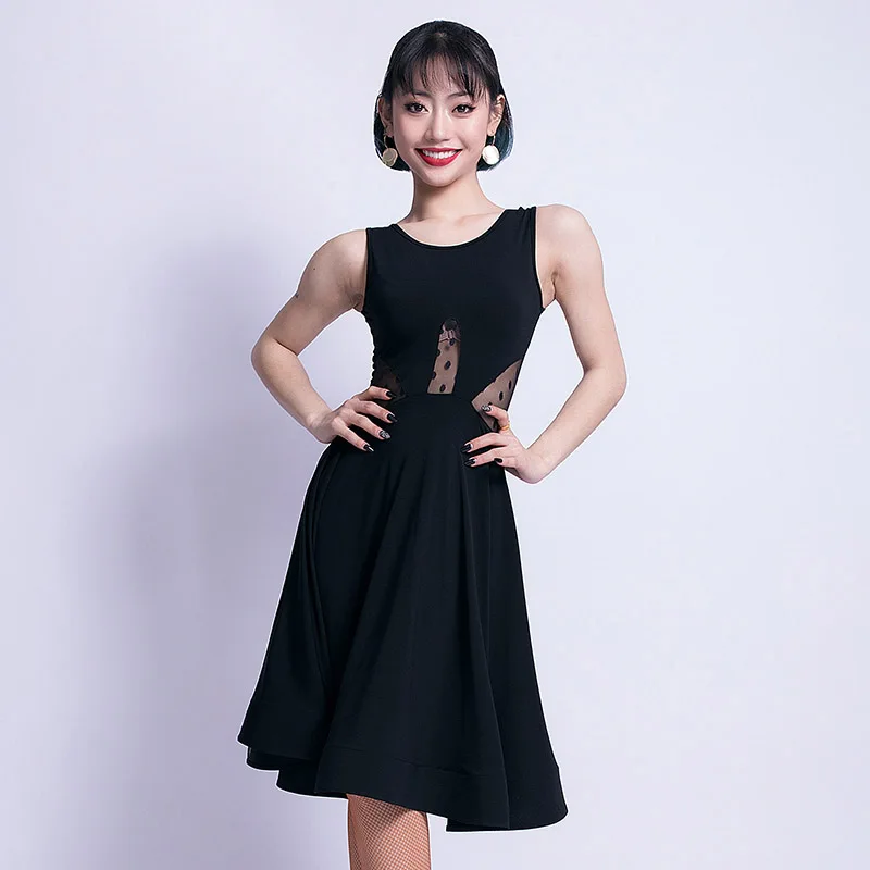 Latin Dance Costumes Women Sexy Practice Clothes Female Adult 3 Colors Competition Dress Ladies Samba Wear DQL644 | Тематическая