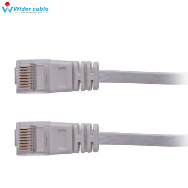 Ультратонкий сетевой кабель Fluke Ethernet гладкий белый цвет 2 м|ethernet patch cable|lan cableflat cat6 |