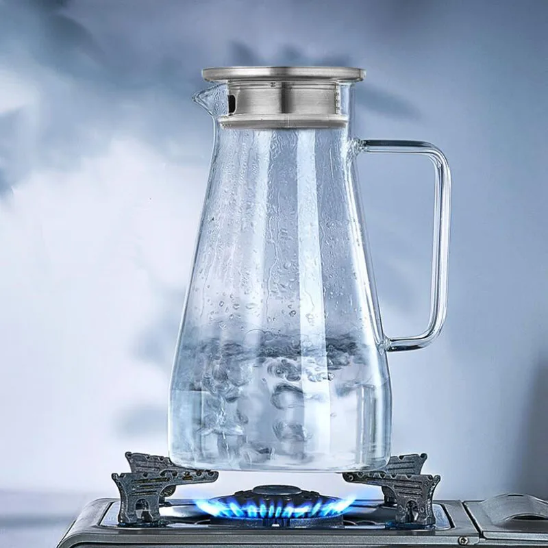 Чайники для воды, стеклянный кувшин для воды, безопасная кухонная утварь, инструменты для приготовления пищи большой емкости