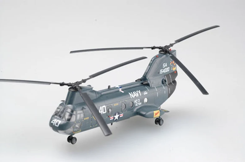Статическая модель самолета 1: 72 Масштаб модель вертолета самолет нам CH-46D Готовые модели 37001