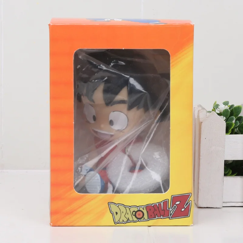 red goku in box Фигурка с качающейся головой игрушка Dragon Ball Z Сон Гоку криллин Супер Марио Мстители супер герой Кошмар перед Рождеством Джек игрушки - Цвет: red goku in box